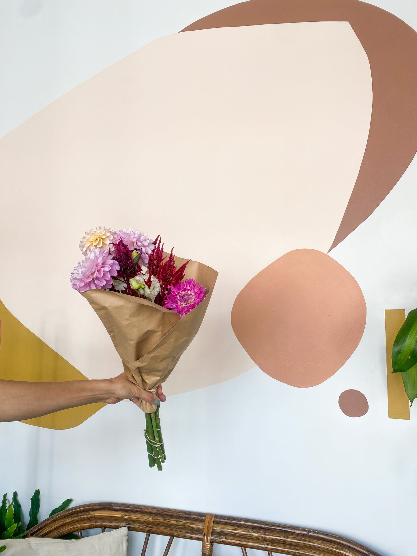 Bouquet mixte de fleurs locales