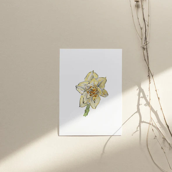 Carte de souhaits - Narcisses Acropolis