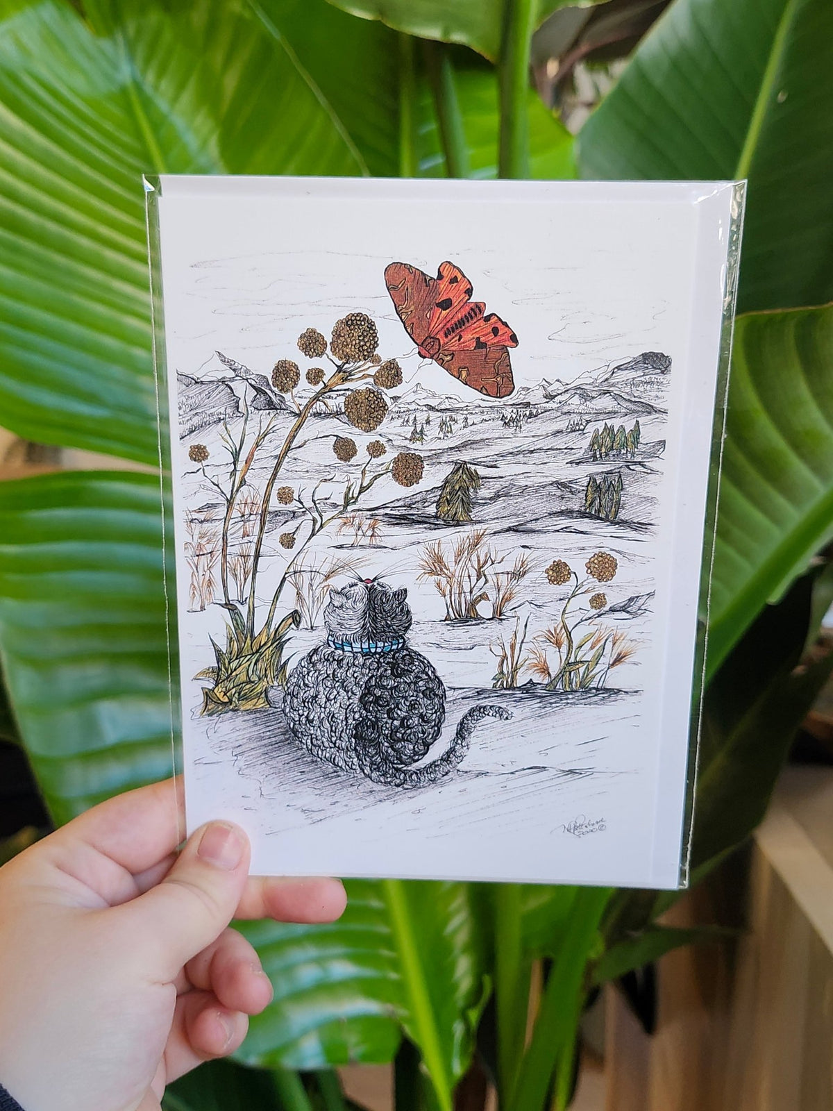 Carte de souhaits - Créations Latendresse - Alma Plantes