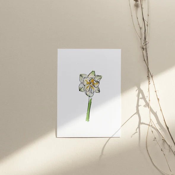Carte de souhaits - Narcisses Bridal Crown - Alma Plantes