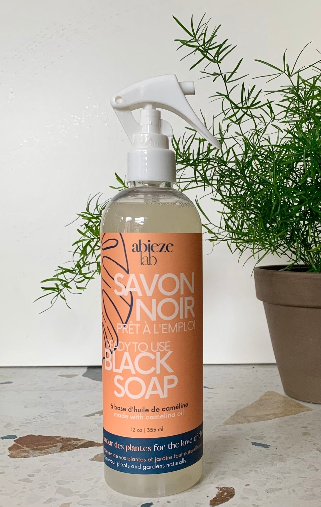 Savon noir en vaporisateur - Alma Plantes