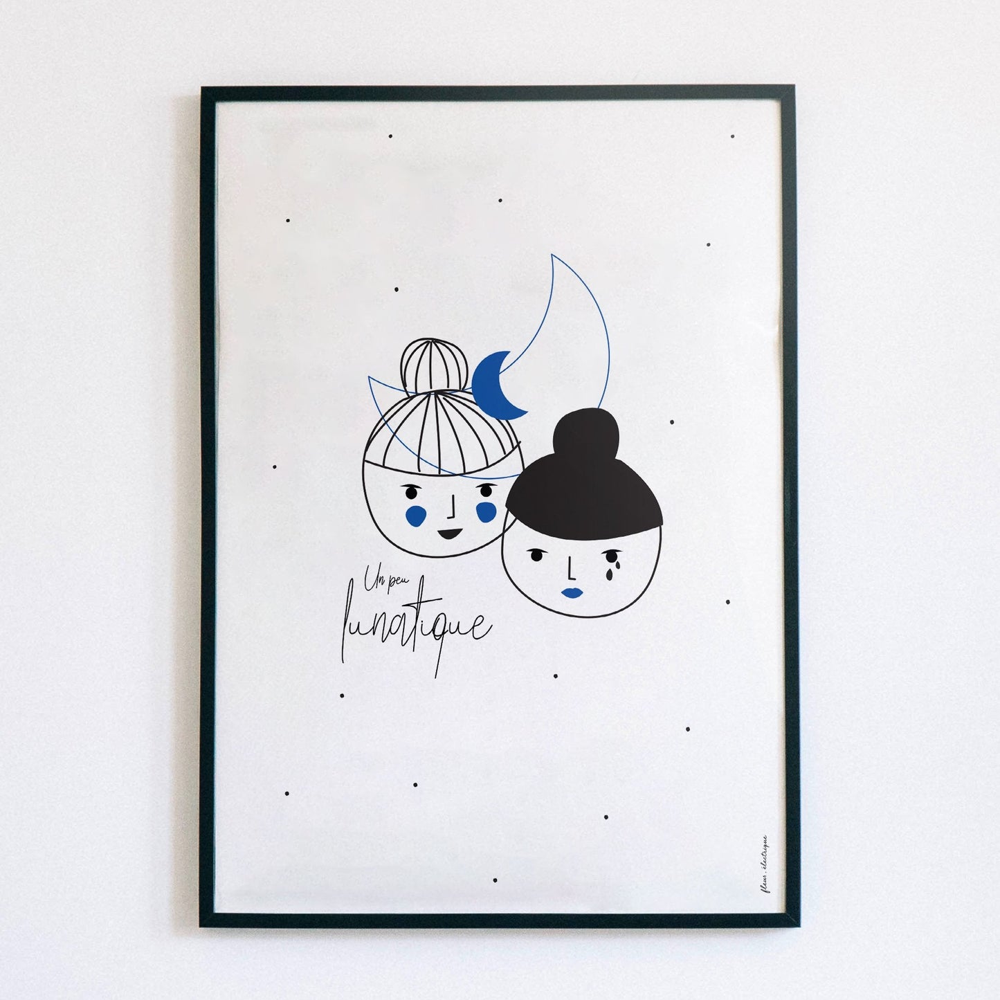 Illustration "Lunatique'' - Alma Plantes