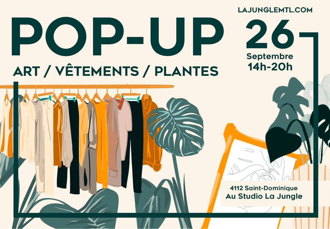 Pop-up Friperie & Plantes @La Jungle - Alma Plantes