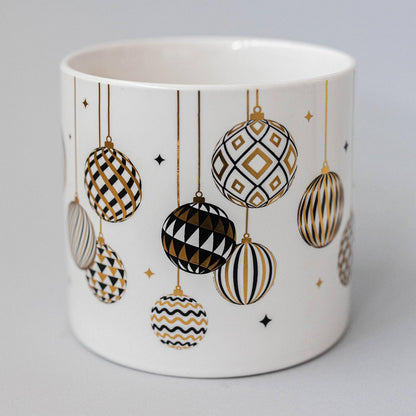 Cache-pot ornements de Noël