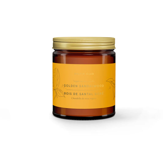 Chandelle Bois de Santal Doré
