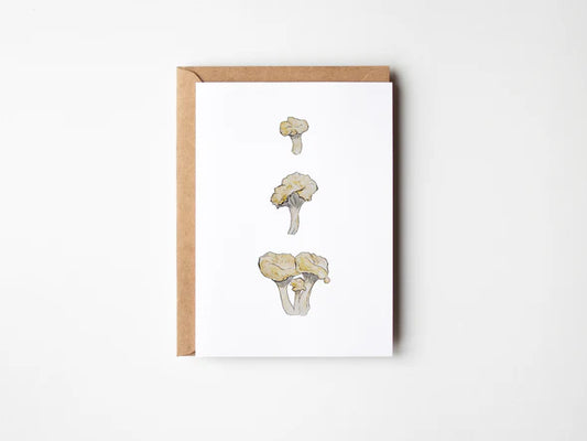 Carte de souhaits - Trio de Chanterelles