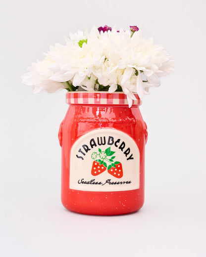 Vase en céramique - Confiture de fraise