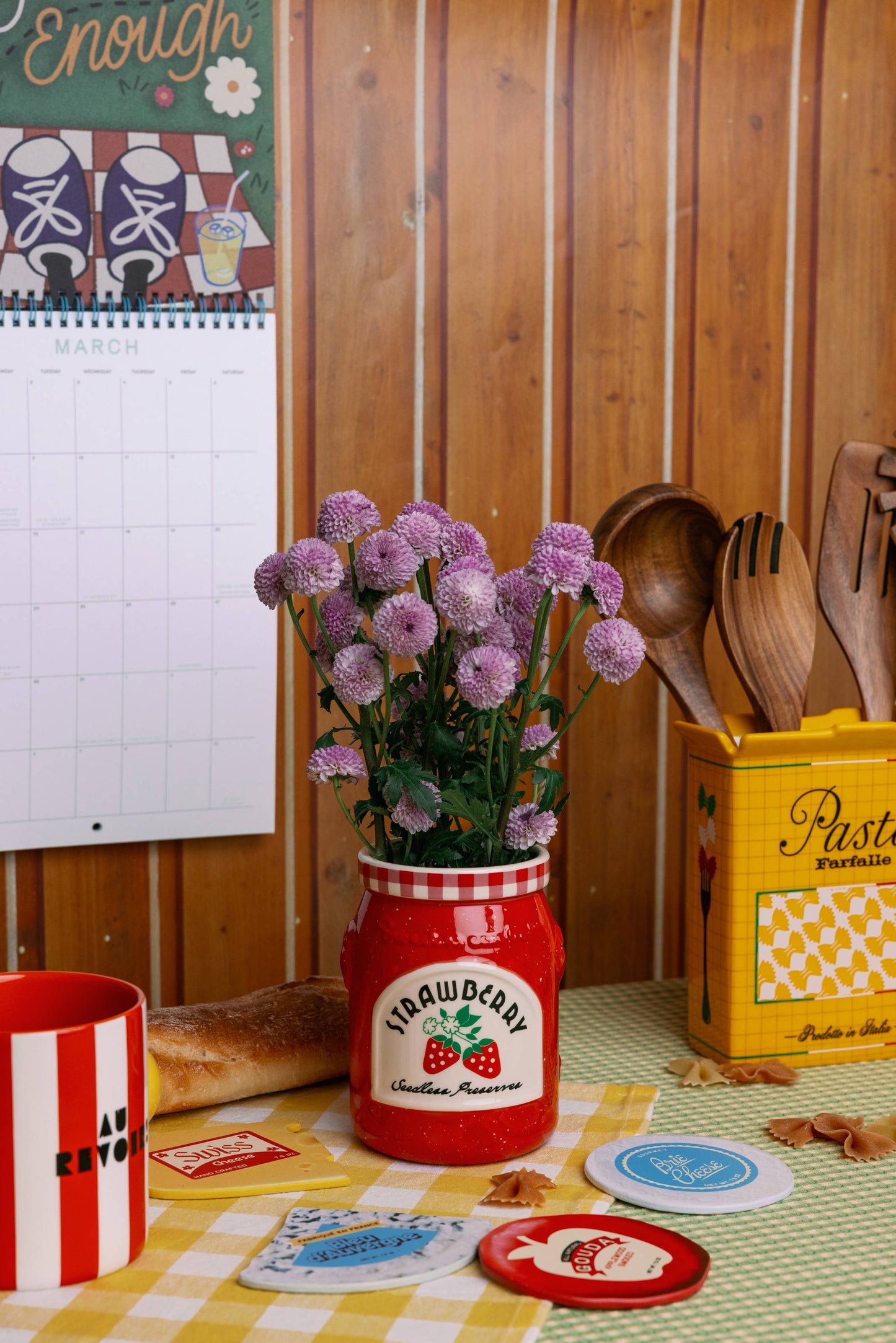 Vase en céramique - Confiture de fraise