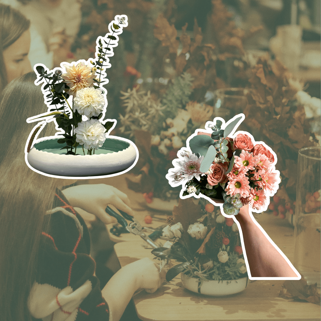 Arrangement floral - Atelier créatif - Alma Plantes