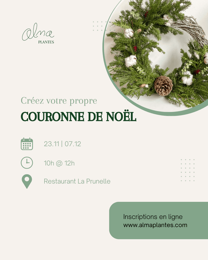 Atelier - Confection de couronnes - Alma Plantes