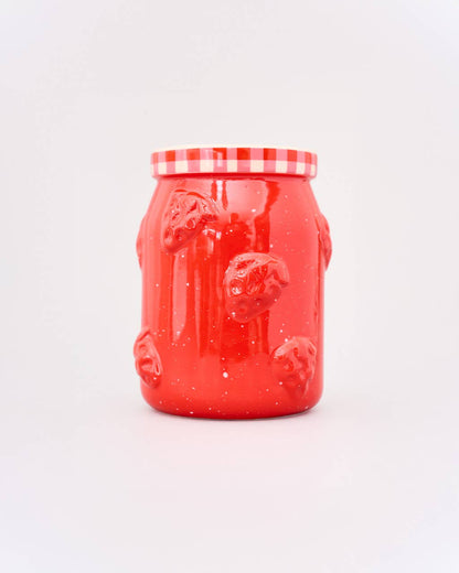 Vase en céramique - Confiture de fraise