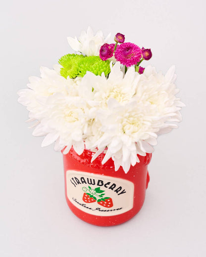 Vase en céramique - Confiture de fraise