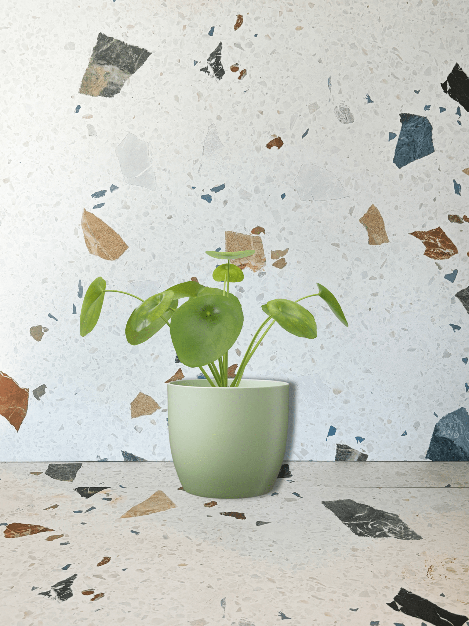 Cache - pot Basel - Vert menthe - Alma Plantes