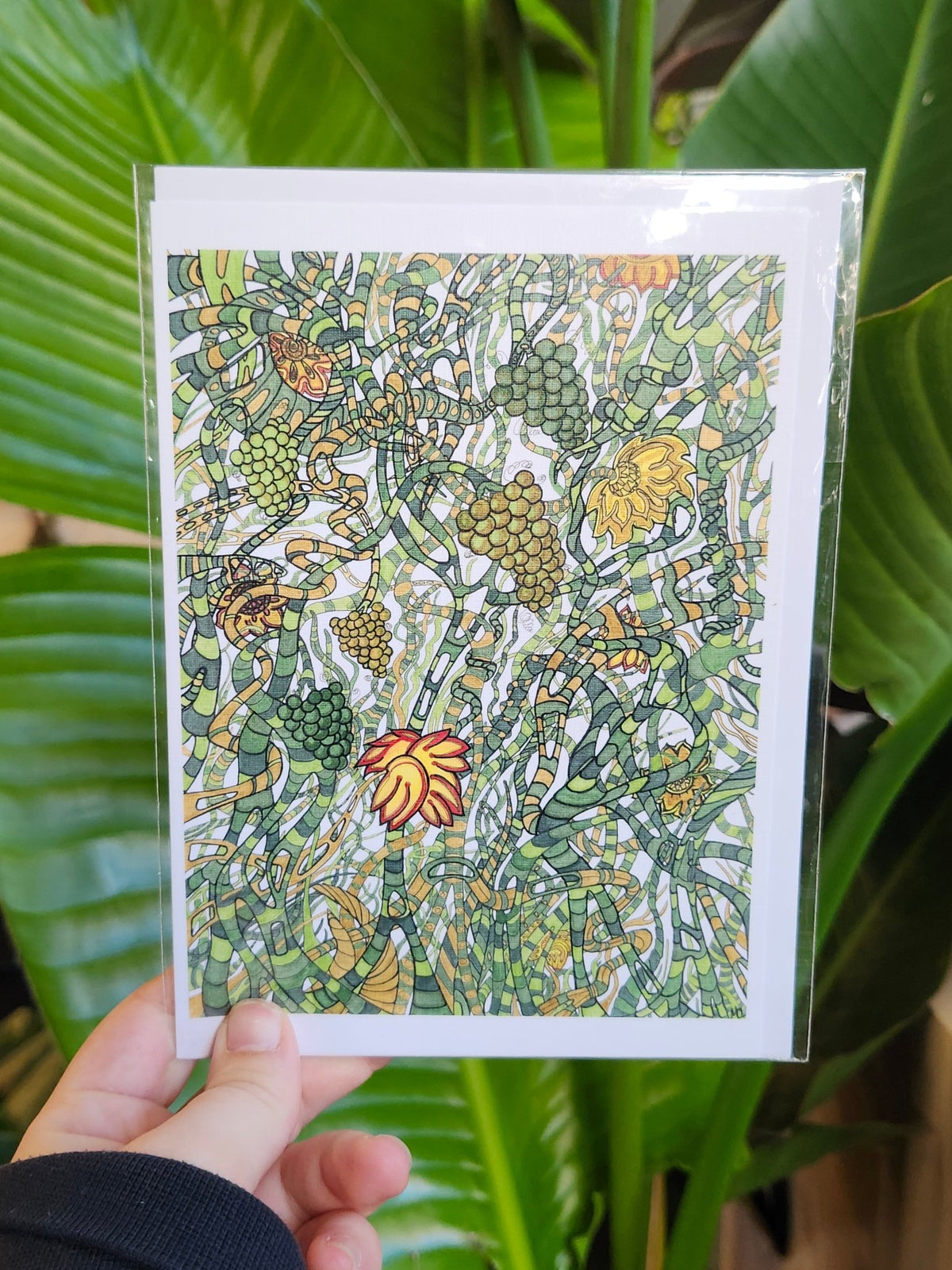 Carte de souhaits - Créations Latendresse - Alma Plantes