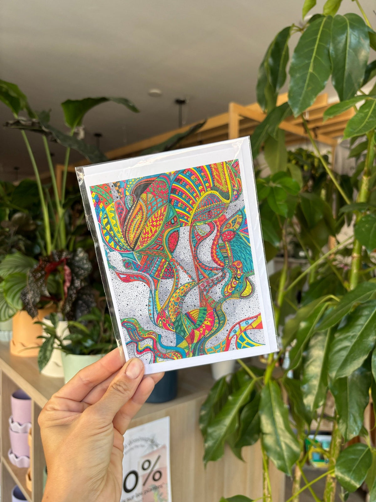 Carte de souhaits - Créations Latendresse - Alma Plantes