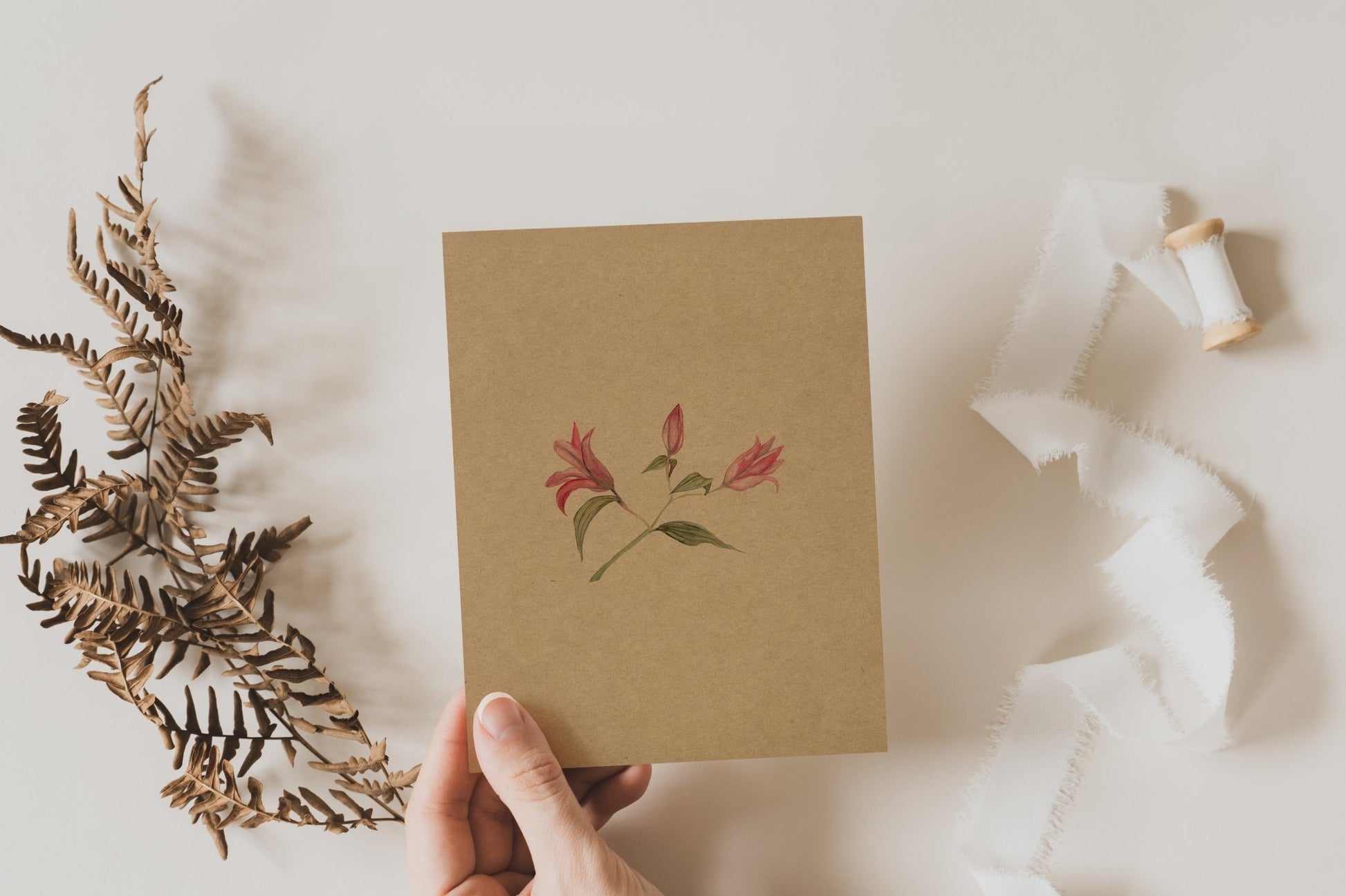 Carte de souhaits - Euphonie de Lys - Alma Plantes