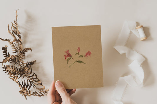 Carte de souhaits - Euphonie de Lys - Alma Plantes