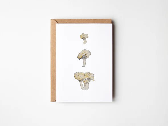 Carte de souhaits - Trio de Chanterelles - Alma Plantes