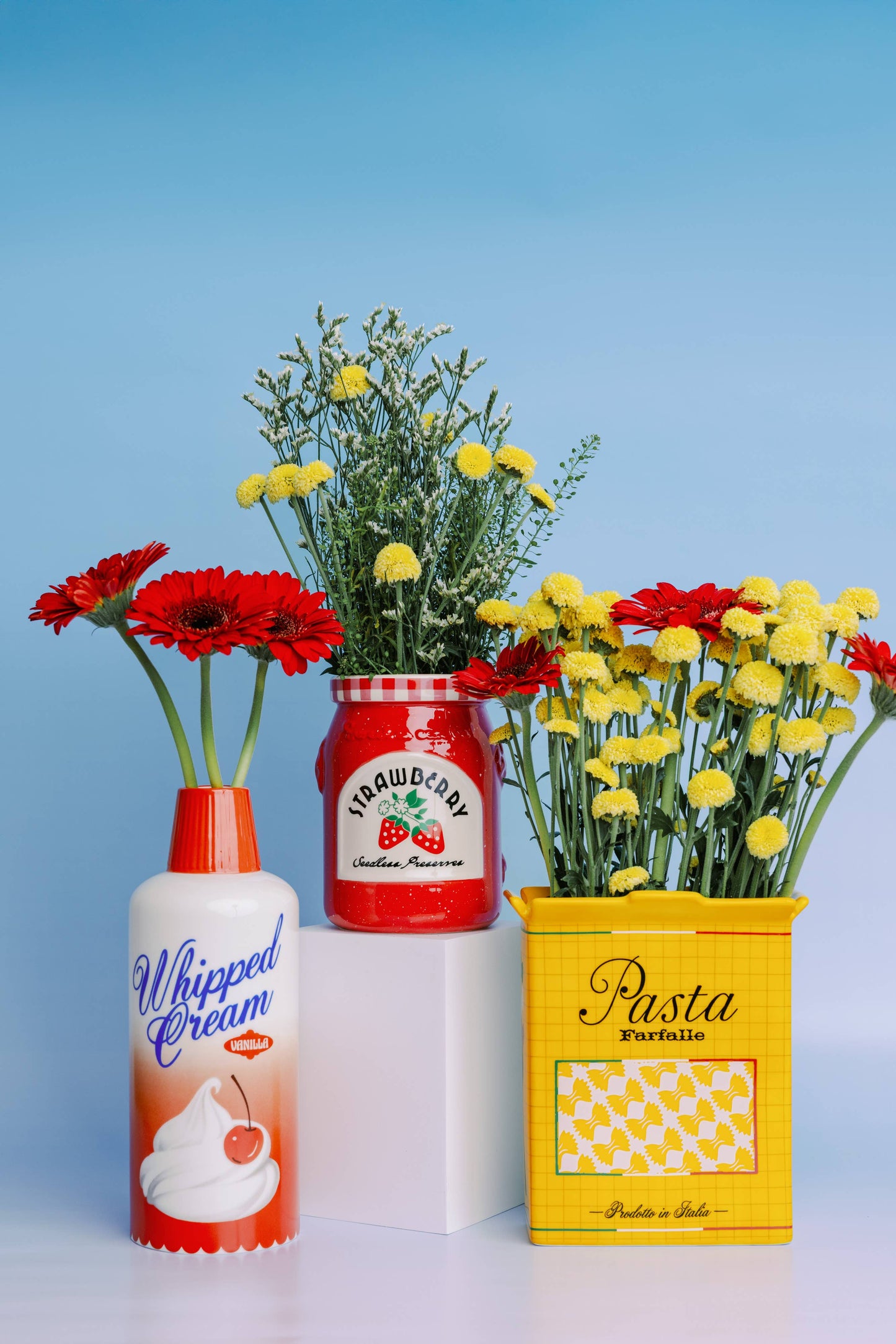 Vase en céramique - Confiture de fraise