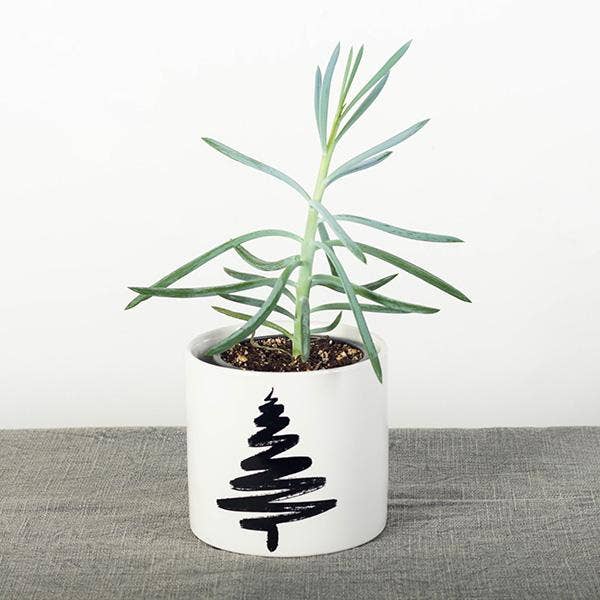 Cache-pot arbre de noël