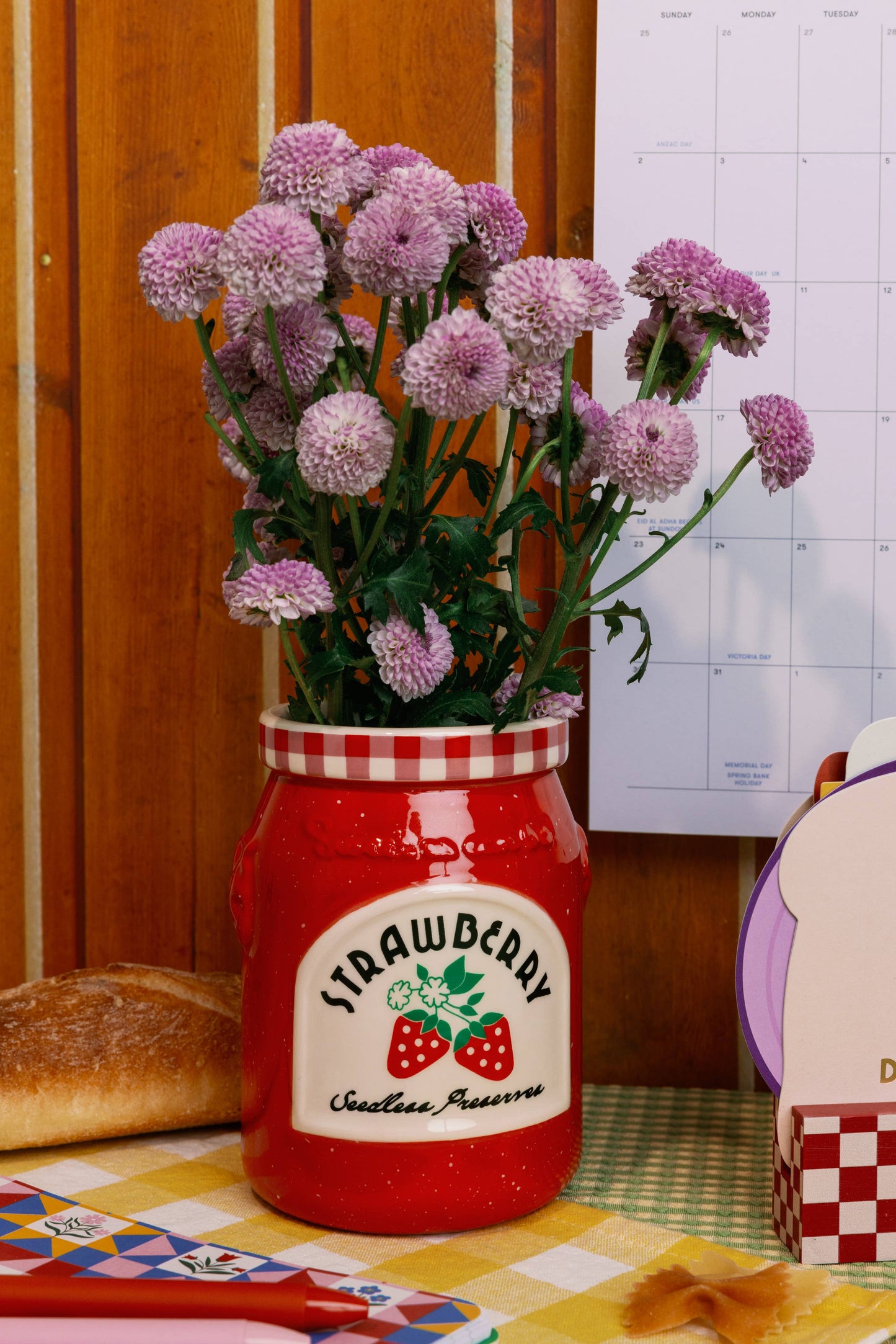 Vase en céramique - Confiture de fraise