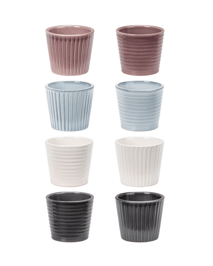 Mini cache - pot ligné - couleurs variés - Alma Plantes