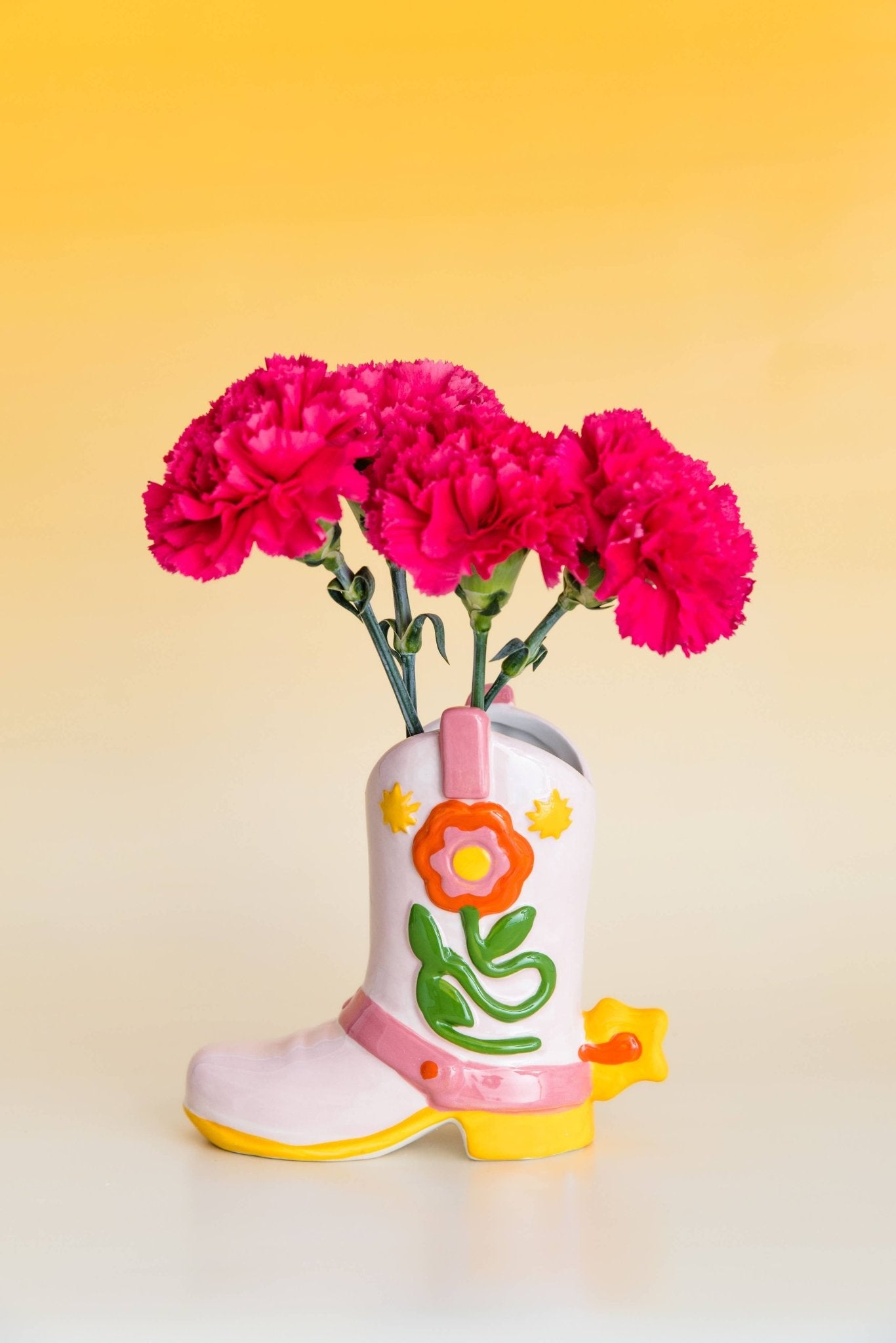 Vase en céramique - Botte de cowgirl - Alma Plantes