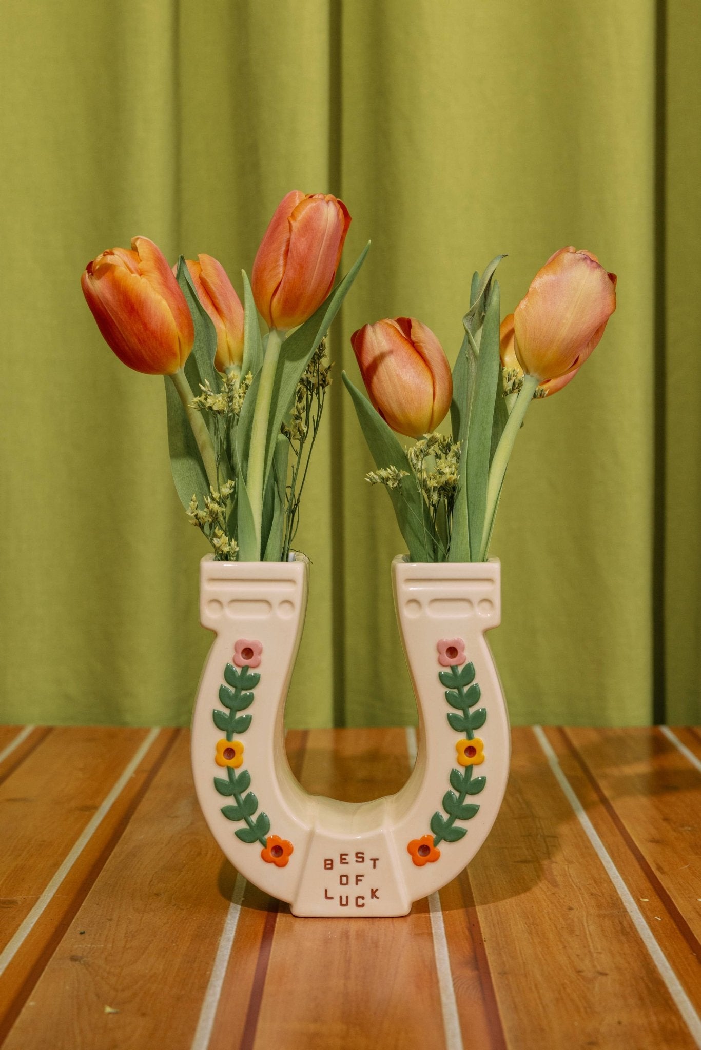 Vase en céramique - Fer à cheval - Alma Plantes