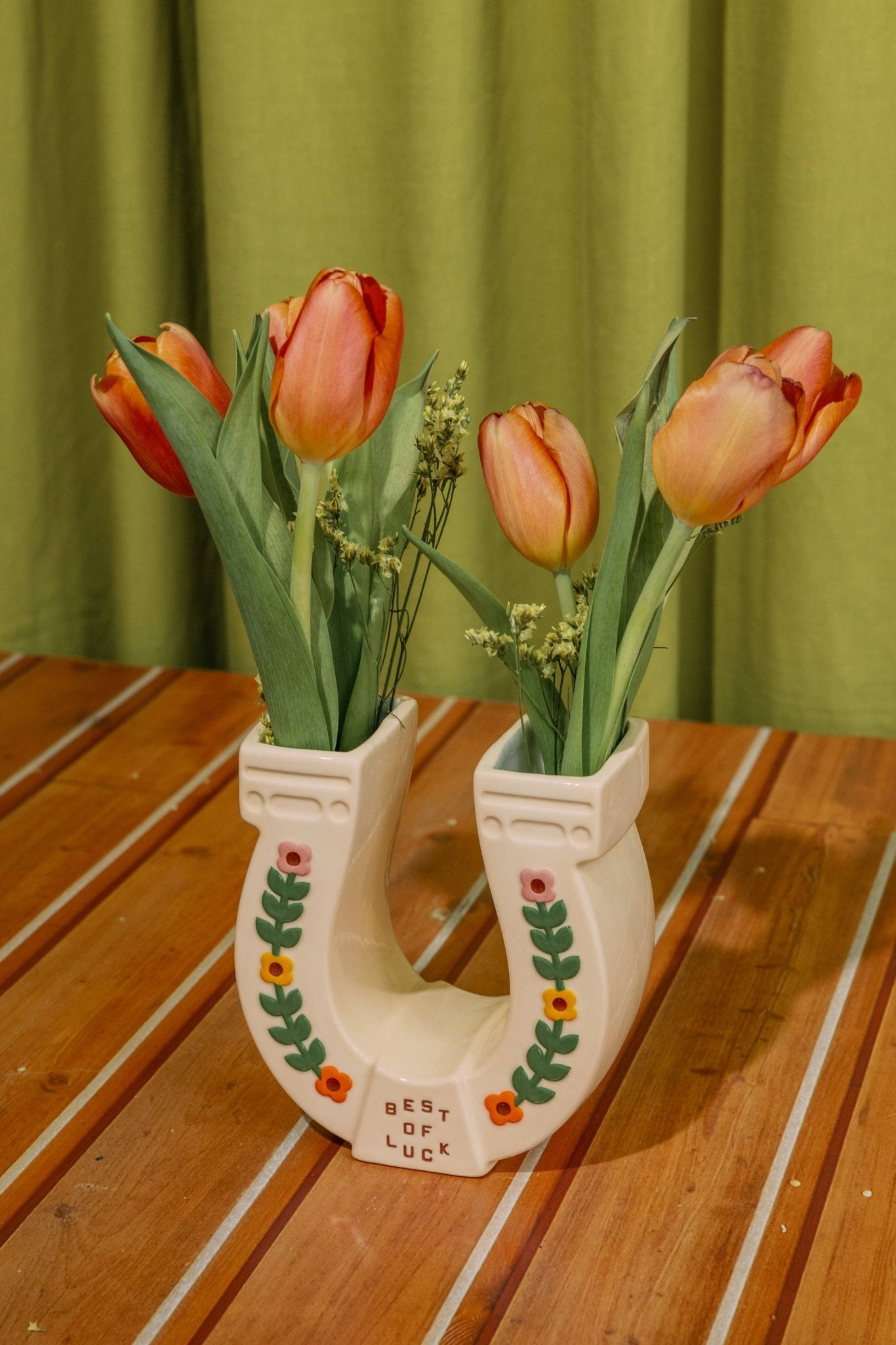 Vase en céramique - Fer à cheval - Alma Plantes
