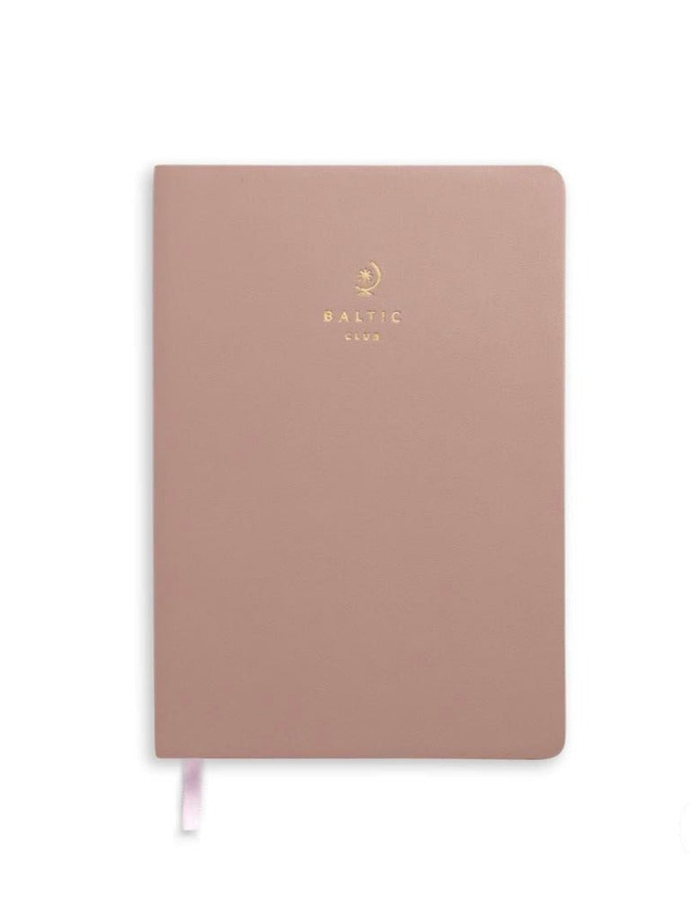 Journal en cuir végane - argile