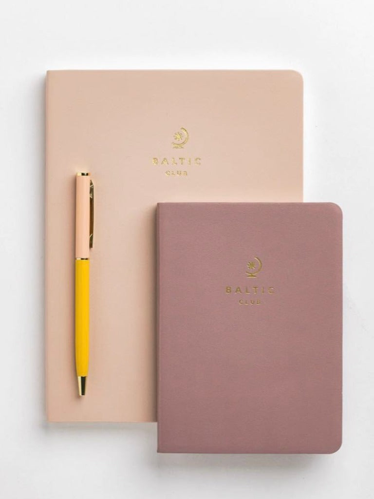 Journal de poche en cuir végane - Argile