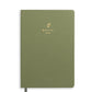 Journal en cuir végane - olive