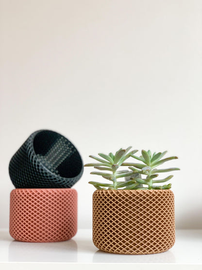 Cache pot La Ruche - Petit (4 po.) / Bois