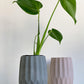 Pot en béton ’Opale’ - Gris pâle