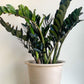 Pot cylindre en terre cuite - granite - 13 po. (33 cm) / 