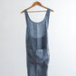 Tablier en lin - bleu marin