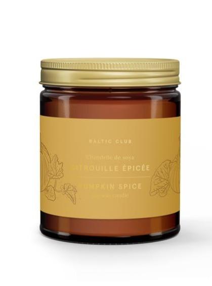 Chandelle À La Citrouille Épicée