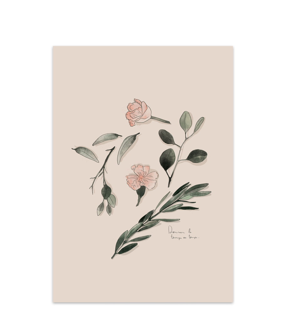 Illustration Composition Végétale