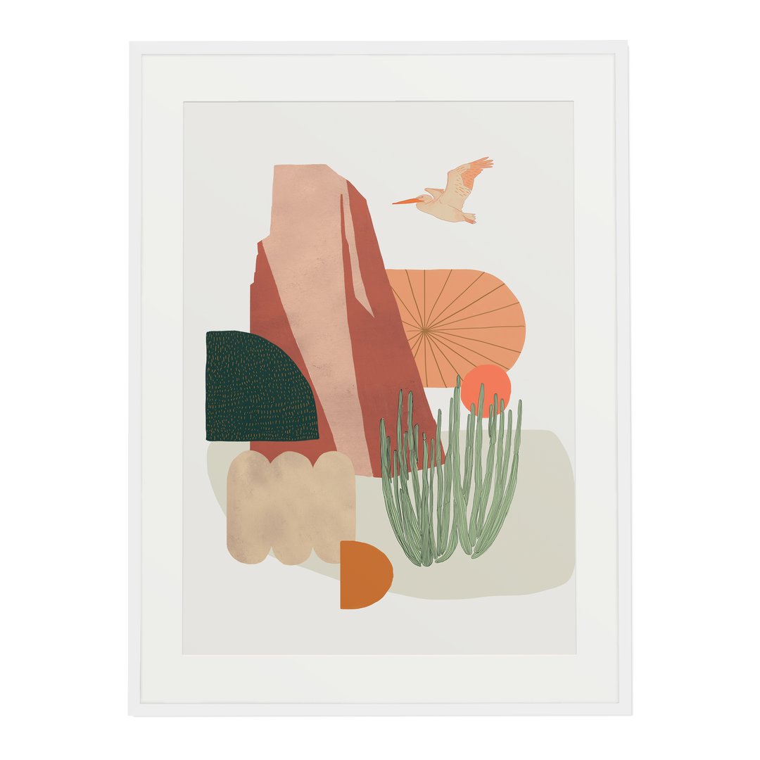 Illustration désert de la Californie