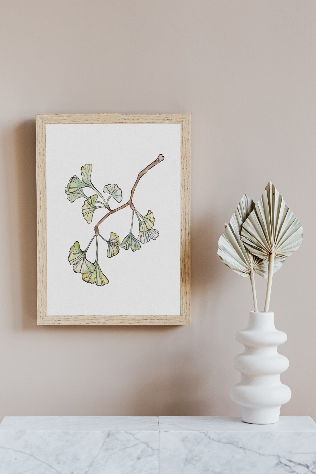 Illustration Ginkgo Biloba