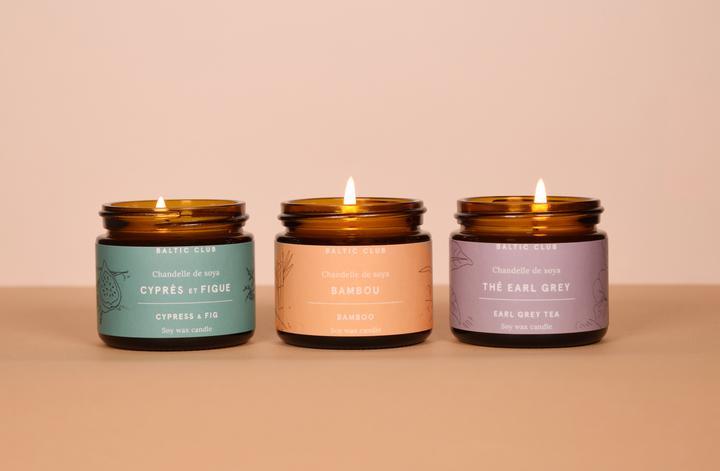 Ensemble De 3 Mini Bougies