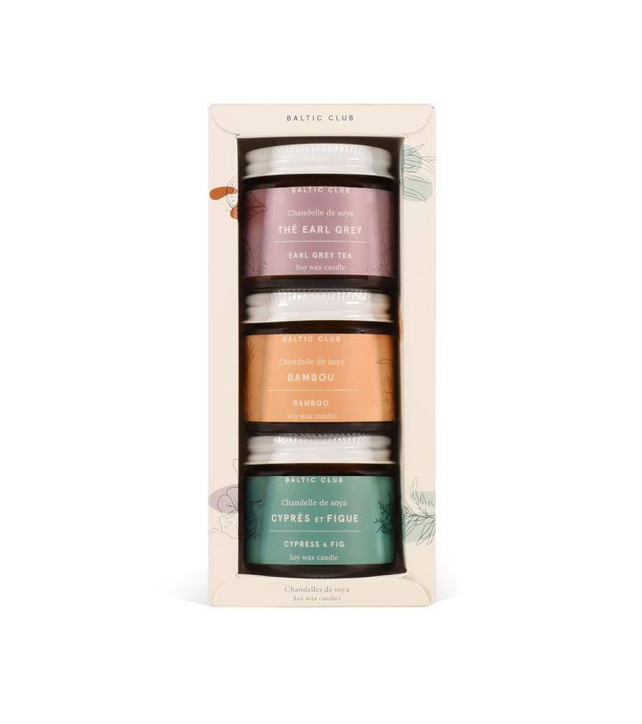 Ensemble De 3 Mini Bougies