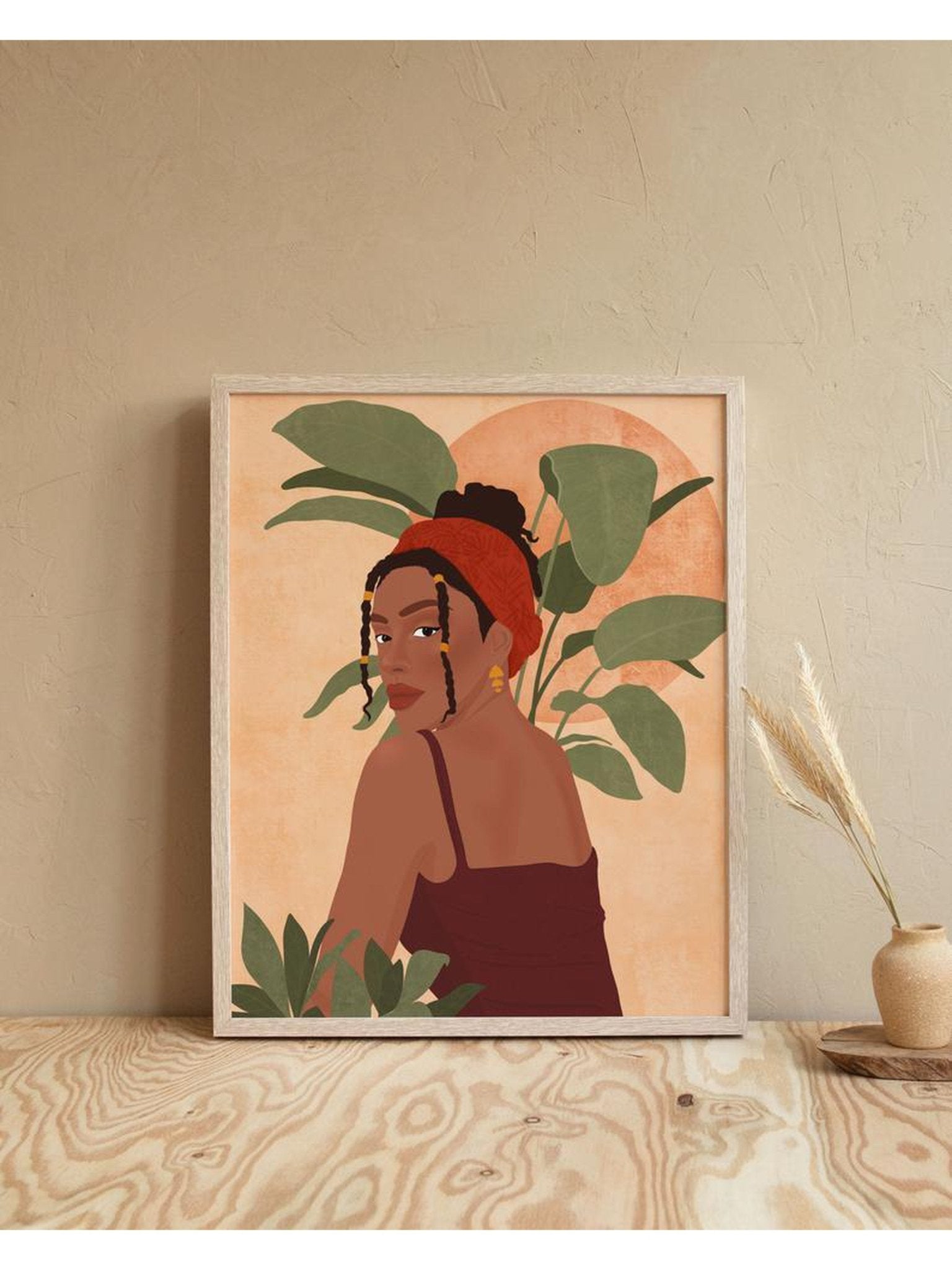 Affiche ''Black Woman Magic'' - Alma Plantes