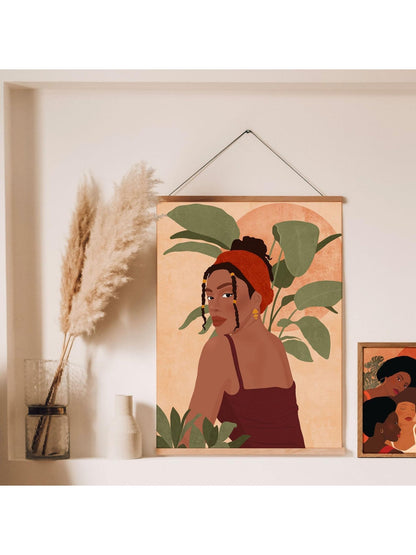 Affiche ''Black Woman Magic'' - Alma Plantes