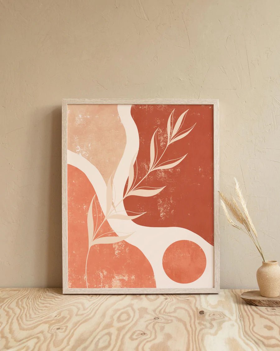 Affiche ''Feuille rose'' - Alma Plantes