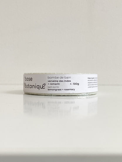 Bombe de bain - Verveine des Indes & Romarin - Alma Plantes