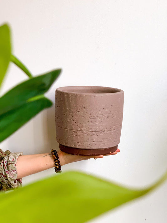 Cache - pot Néria - vieux rose - Alma Plantes