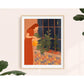 Affiche Crazy Plant Lady De Nuit