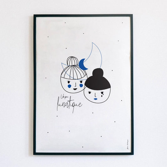 Illustration "Lunatique'' - Alma Plantes