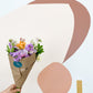 Bouquet mixte de fleurs locales